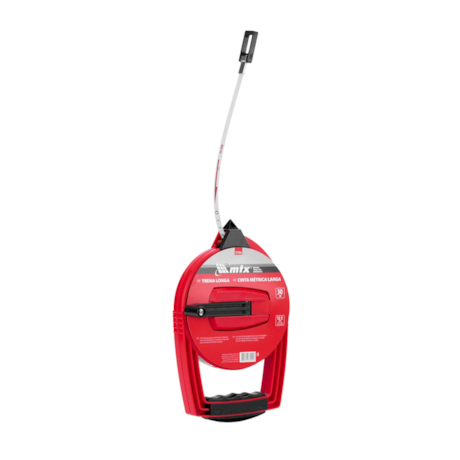 Trena de Aço Longa 30mx12.5mm Fita Metálica e Estojo Plástico Fechado 3122455 MTX-685309ce-b59a-4488-9c95-b737141695ad