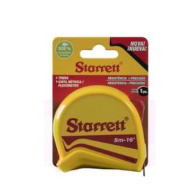 Trena de Bolso 5 metros x 19mm KTS34-5M-S STARRETT