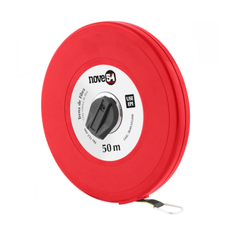 Trena de Fibra 50mX12.5mm Caixa Fechada 3869555050 NOVE54