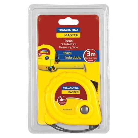 Trena em Aço 3 Metros X 25mm com Trava 43156/303 TRAMONTINA MASTER-ea75b5f7-b163-4c63-b8c1-66897783a130