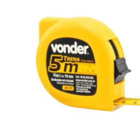 Trena em Aço 5 Metros X 19mm 3868500005 VONDER