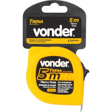 Trena em Aço 5 Metros X 19mm 3868500005 VONDER-ca95939d-a301-4079-ae8c-2cd4a73db0c1