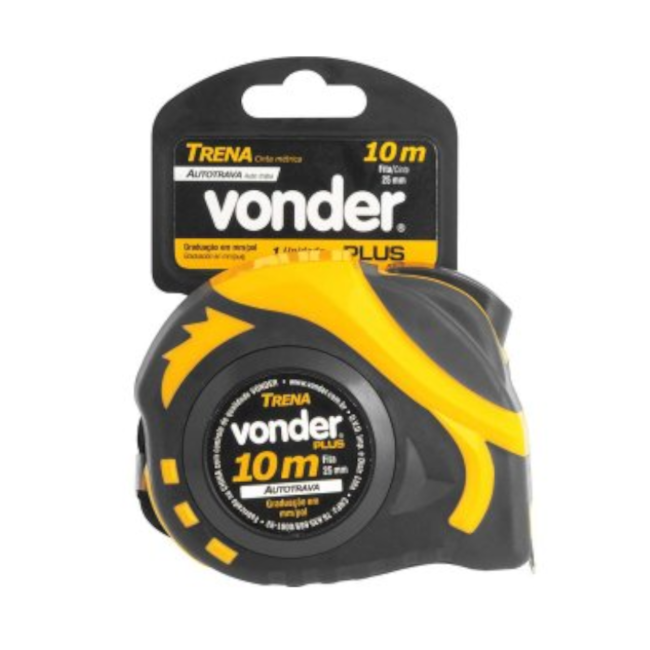 Trena em Aço Curta 10MetrosX25mm com Auto Trava Plus 3868110110 VONDER-ba373579-7177-486f-96cc-eee20990aecf