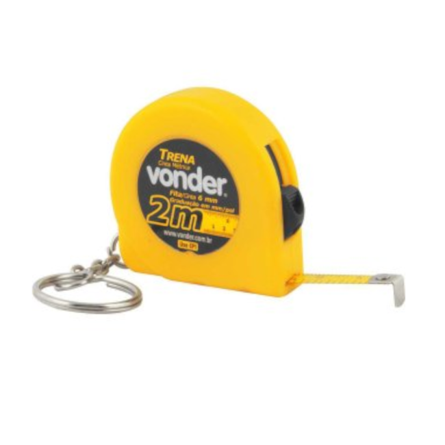 Trena em Aço Curta 5 MetrosX19mm com Trena Chaveiro 2 Metros TCV 2005 3868572005 VONDER-3ad59b5f-efa3-4b3f-8746-a6f7e717059b