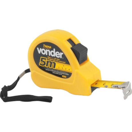 Trena em Aço Curta 5 MetrosX19mm com Trena Chaveiro 2 Metros TCV 2005 3868572005 VONDER-a18786d7-e72b-4c72-a2b1-c92f2f7f517d