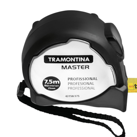 Trena Profissional com Ponta Magnética 7.5 Metros X 25mm 43158/375 TRAMONTINA MASTER-91e84ef8-87c0-4489-94ee-7da740a085fb
