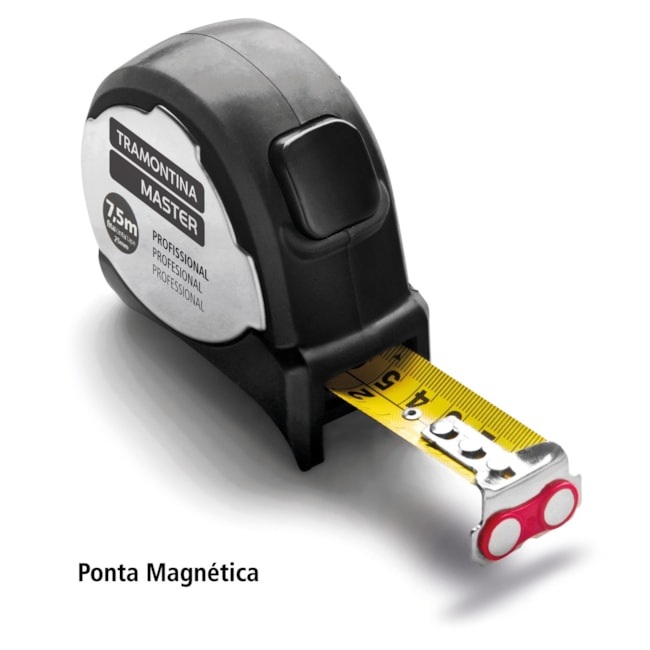Trena Profissional com Ponta Magnética 7.5 Metros X 25mm 43158/375 TRAMONTINA MASTER-ae638885-dbd1-4651-96eb-7e9747d028ca