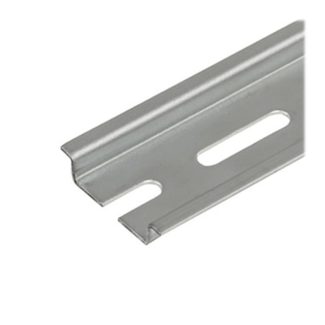 Trilho Perfurado de Aço para Contatores Bornes e Disjuntores 2m TS35 C051450.0000 WEIDMULLER CONEXEL