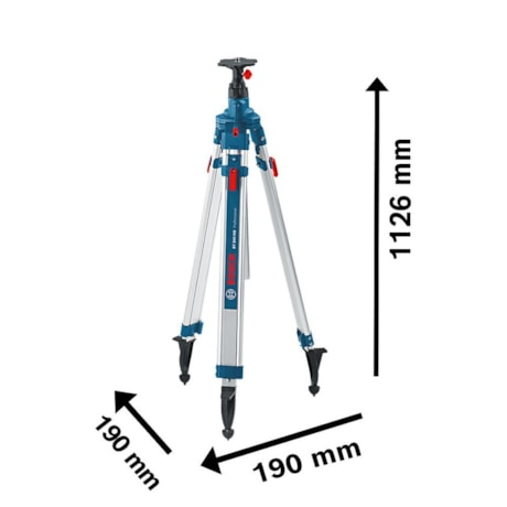 Tripé BT 300 HD Professional para Nível Laser 122 a 295cm 5/8