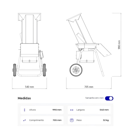 Triturador Resíduo Orgânico Elétrico 2CV Bivolt TRO25 79868332 TRAMONTINA-da739ba8-7e5f-4abc-8f2d-4254557fa59d