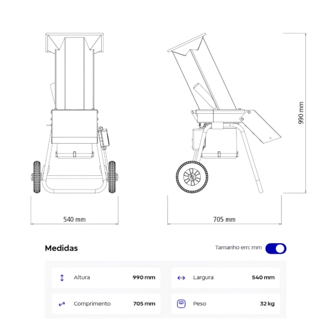 Triturador Resíduo Orgânico Elétrico 2CV Bivolt TRO25 79868332 TRAMONTINA-b56fa85a-8fde-4451-9c79-d9b6dafb4fc3