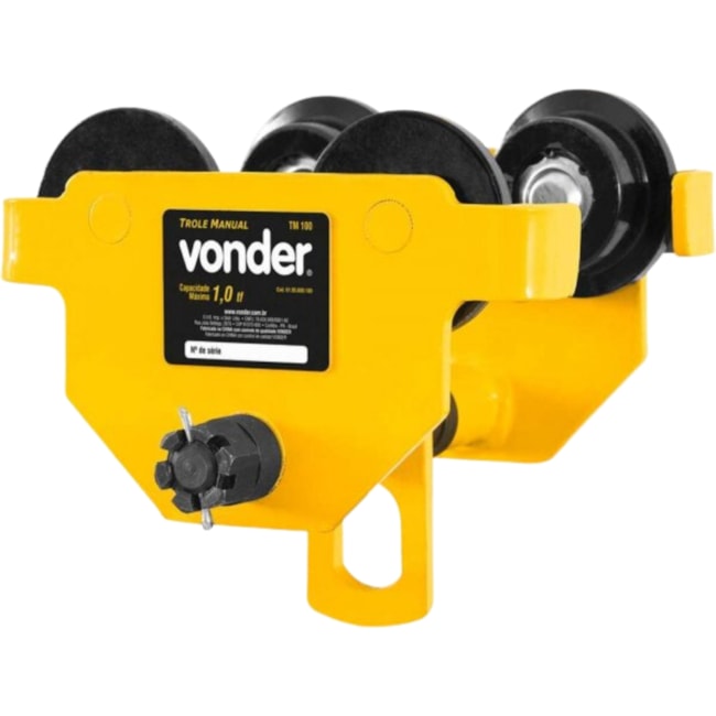 Trole Manual 1,0 Tonelada (1,0 tf) TM 100 6195000100 VONDER-fe81f209-8fdd-4590-8ea1-2b81751801e1