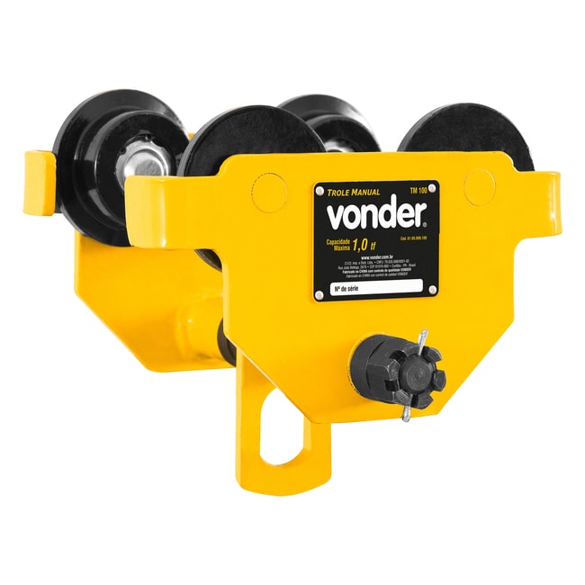 Trole Manual 1,0 Tonelada (1,0 tf) TM 100 6195000100 VONDER-44fb1b5c-6422-4167-bf84-1a3aecaa7f66