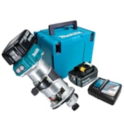 Tupia Laminadora 5/16" 18V com 2 Baterias 4.0Ah Carregador Bivolt e Maleta DRT50RMJX2 MAKITA