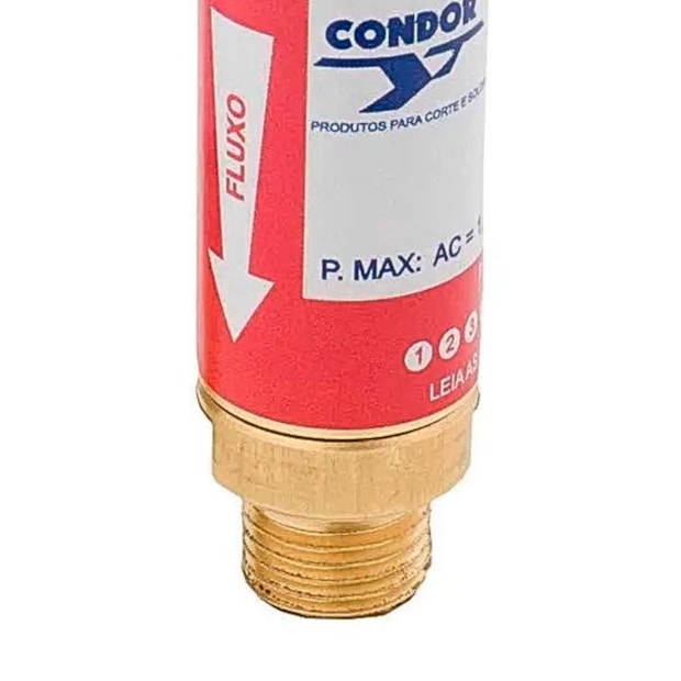 Válvula Corta Fogo para Regulador Acetileno/GLP VCF RG 404675 CONDOR-18512bdb-19e8-41c7-8d46-05e72a3c96ff