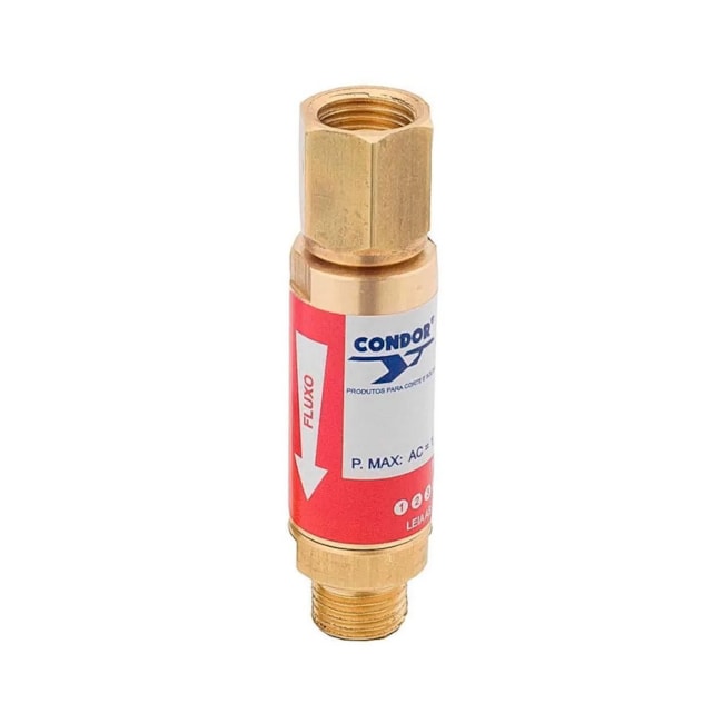 Válvula Corta Fogo para Regulador Acetileno/GLP VCF RG 404675 CONDOR-7c52c3a8-97a4-47a7-b71e-244516454289