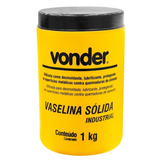 Vaselina Sólida Industrial 1 kg 5160010000 VONDER-5981c764-07a0-4875-8dc1-db7e41ea643b