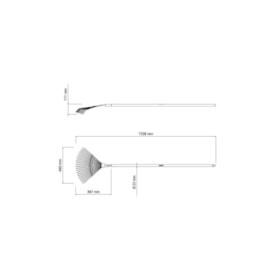 Vassoura Metálica Fixa com 22 Dentes Tipo Palheta Cabo de Madeira 120cm 77837721 TRAMONTINA