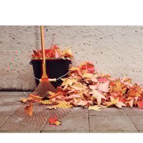 Vassoura Metálica Regulável para Grama/Jardim 22 Dentes sem Cabo 77831221 TRAMONTINA