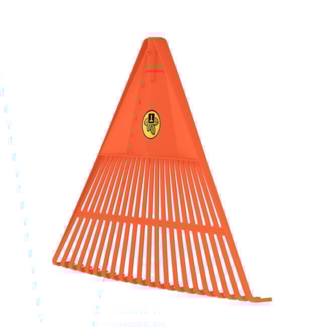 Vassoura Plástica Laranja para Grama/Jardim 22 Dentes sem Cabo 77850221 TRAMONTINA-f5f9b162-b2d6-447f-8d28-05081d15a21d