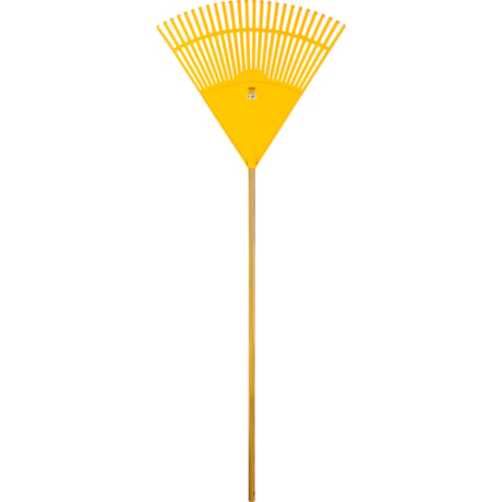 Vassoura Plástica para Grama 26 Dentes Amarela com Cabo 3129126000 VONDER-ce0f7764-a64b-4b84-b5e7-13b2ef573f5e