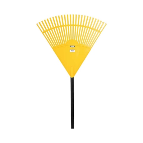 Vassoura Plástica para Grama 26 Dentes Amarela com Cabo 3129126000 VONDER-557fcc3a-514c-4dbf-a409-c110c81e46c0