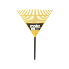 Vassoura Plástica para Grama e Jardim com Cabo 3129120000 VONDER