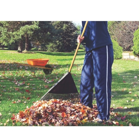 Vassoura Plástica Preta para Grama/Jardim 26 Dentes sem Cabo 77855264 TRAMONTINA-e8313835-1780-4940-829d-64a4c7642e39