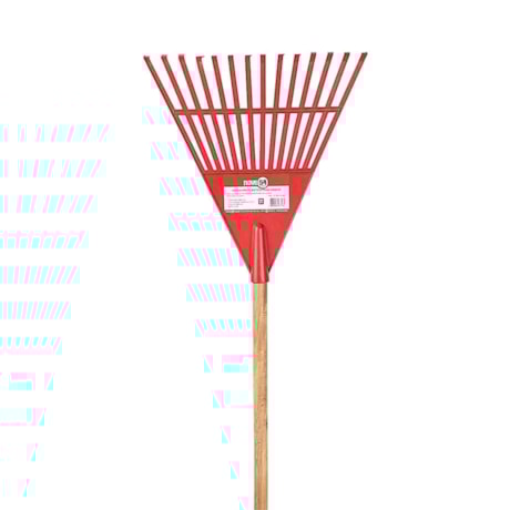 Vassoura Plástica Vermelha para Grama com 14 Dentes Cabo de Madeira 120cm 3129014004 NOVE54-8ea2dc12-f082-44bd-a797-4e80d9e1408c