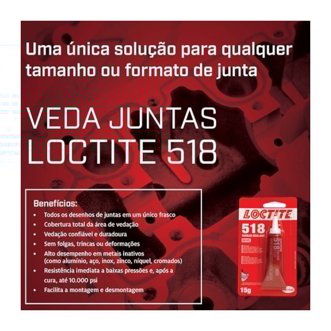 Vedante Flange Baixo Torque 250g 518 LOCTITE-be2db382-be74-4c9b-96cc-5393e76a8317