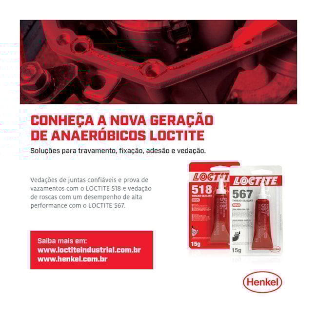 Vedante Flange Baixo Torque 250g 518 LOCTITE-fca40eae-b4c4-432f-99b9-a608c61c4dc3