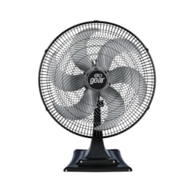 Ventilador de Mesa 50cm Oscilante 126W Preto Hélice Cinza Turbo Eco VT50MC2 GOAR