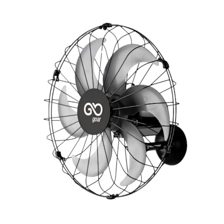 Ventilador de Parede 50cm Oscilante 6 Pás 126W Preto 220V V50PPRR2 GOAR-f70d3168-de02-4752-867e-dce5c4b12a29