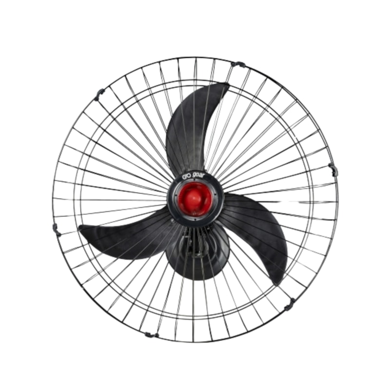 Ventilador de Parede 70cm Oscilante 270W Preto Bivolt V70PPRRB GOAR