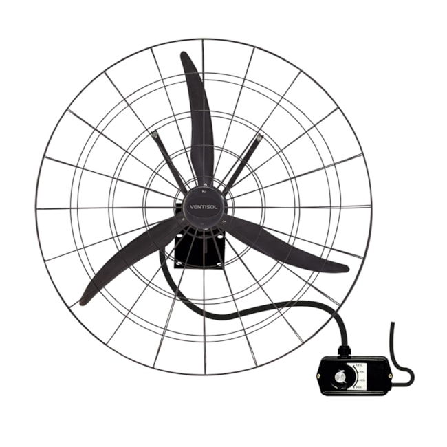 Ventilador de Parede Industrial 3Pás 1/2CV 220V Preto 1175 VENTISOL-4fafc5be-a696-4d38-ab2e-3097e97304ac