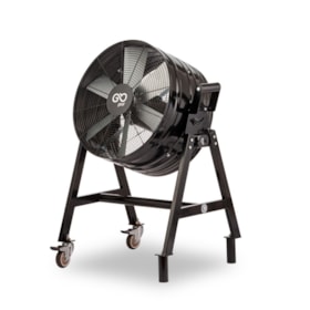 Ventilador Exaustor Móvel Axial Industrial 50CM/6P 1CV Preto GOAR
