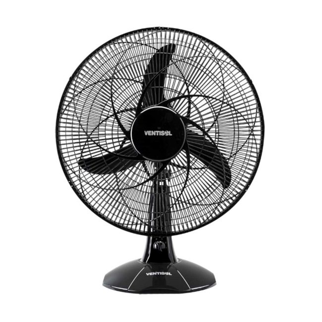 Ventilador Ocilante de Mesa 50cm 3Pás 130W Preto NOTOS-513 VENTISOL-7a5a3bb2-7ab1-486c-9c1e-1db219f926d7