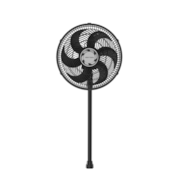 Ventilador Oscilante de Coluna 30cm 6 Pás 52W Preto TURBO 6 VENTISOL