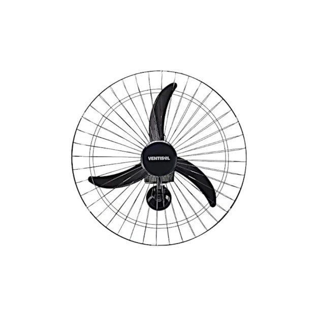 Ventilador Oscilante de Parede 3 Pás 60cm 200W 127/220V Preto 543 VENTISOL-dae7dfd3-b0ca-4405-b535-559dd11a224a