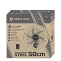 Ventilador Oscilante de Parede 50cm / 6p 200W Bivolt STEEL 50 VENTISOL