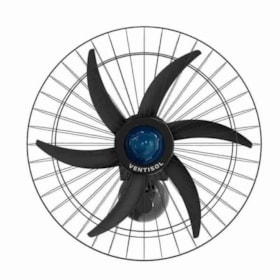 Ventilador Oscilante de Parede 60cm Preto Bivolt FALCON VENTISOL