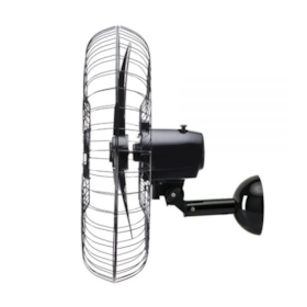 Ventilador Oscilante para Parede 60cm 3 Pás 147W Preto NEW-452 VENTISOL