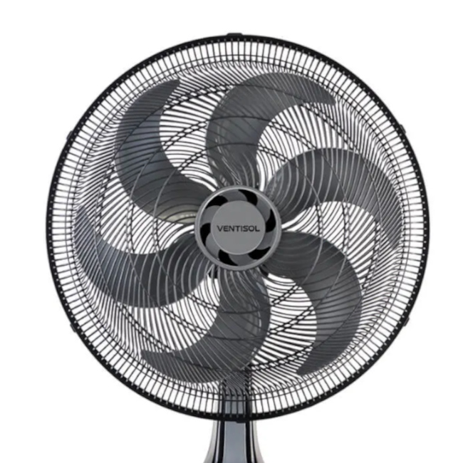 Ventilador Turbo Oscilante de mesa 6 Pás 50cm 135W Preto 4259 VENTISOL-a717ef75-ad8b-41a3-a959-076d2b03c1f8