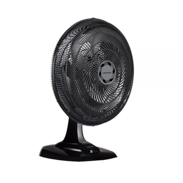 Ventilador Turbo Oscilante de mesa 6 Pás 50cm 135W Preto 4259 VENTISOL-e01d0185-faa0-4018-aa3d-0aaced98ed21