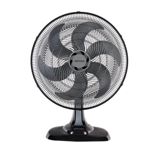 Ventilador Turbo Oscilante de mesa 6 Pás 50cm 135W Preto 4259 VENTISOL-d76abe69-8426-4481-919d-85e463146b88