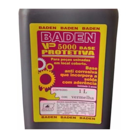 Verniz Protetivo Anti-Oxidante 1 Litro Vermelho VP-5000 BADEN