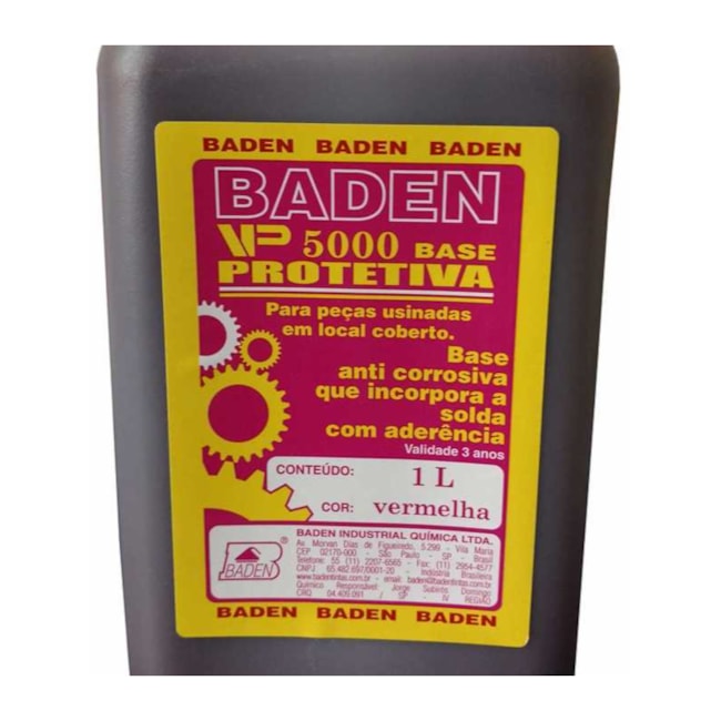 Verniz Protetivo Anti-Oxidante 1 Litro Vermelho VP-5000 BADEN-c9b594d4-fcc7-42dc-b77c-210afa8817e3
