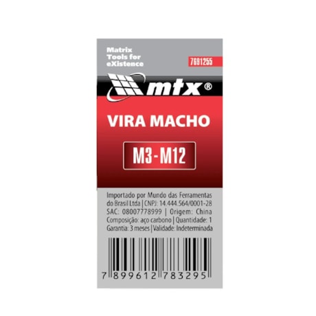 Vira Macho Reto M3 a M12 7691255 MTX-4883b9cc-8719-474d-af46-b27420898cda