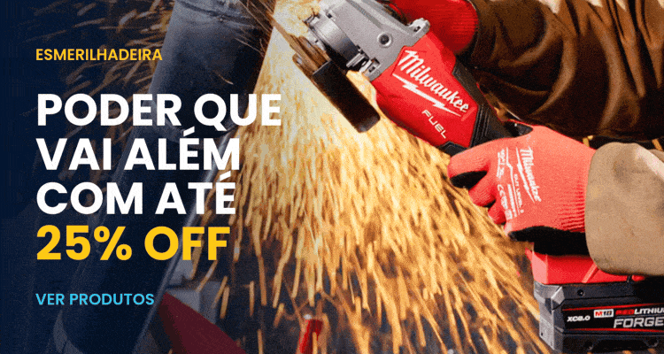 Esmerilhadeira com até 25% OFF