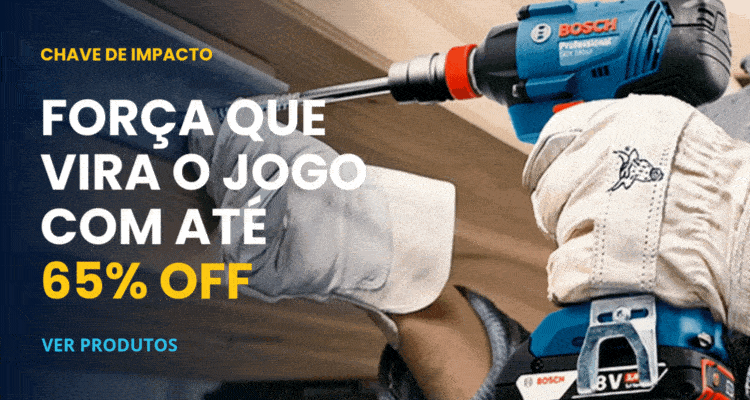 Chave de Impacto com até 65% OFF